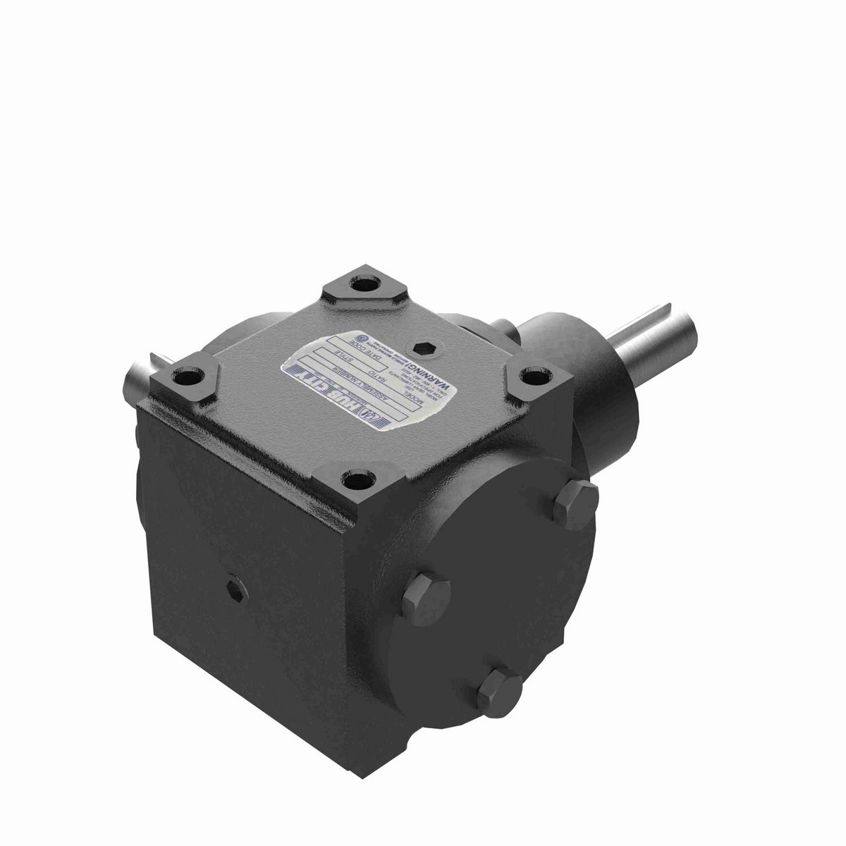 Hub City Bevel Gear Drives Cast Iron Bevel Reducer - M3 1/1 C,F ST