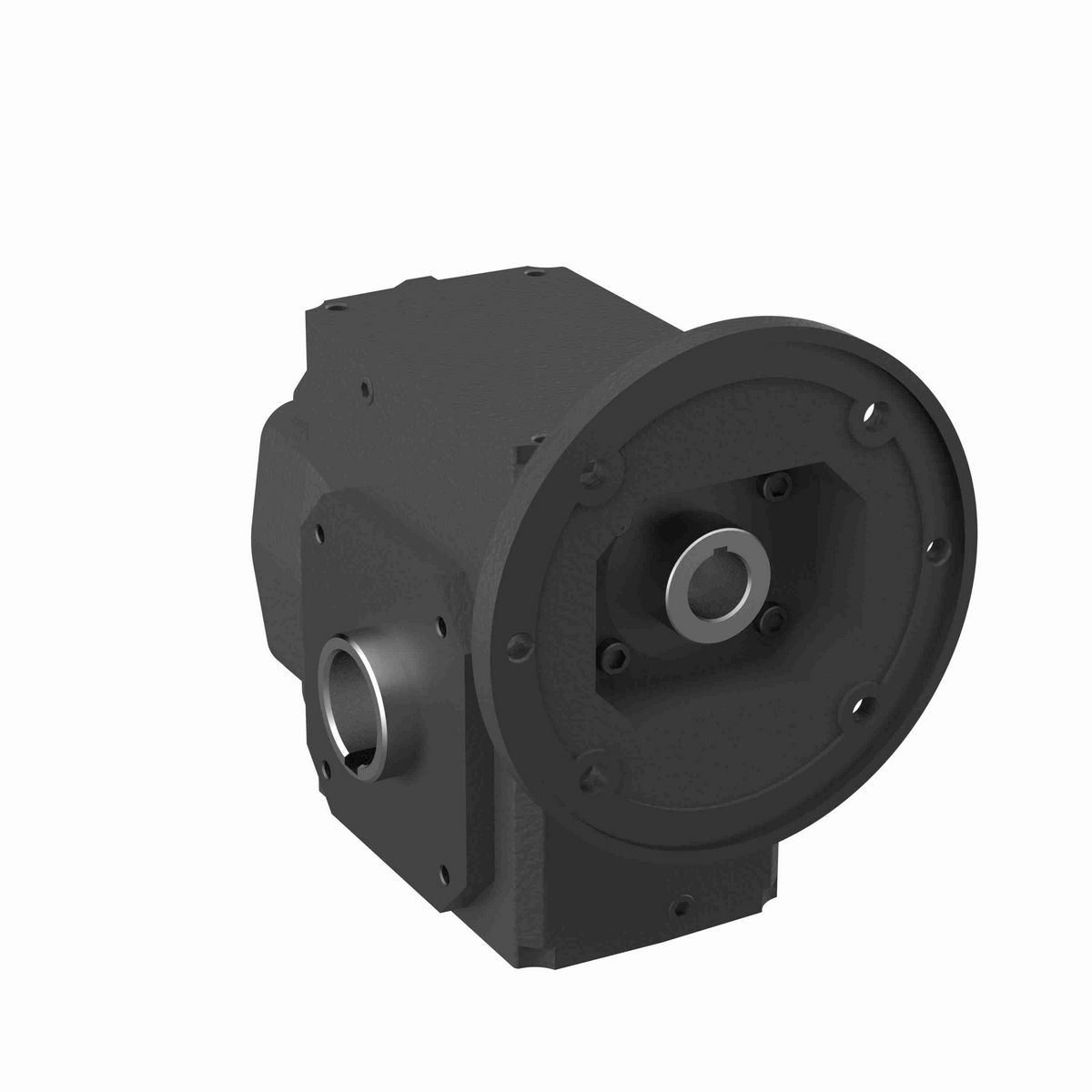 Hub City HERA Gear Reducer HERA Cast Iron Helical-Hypoid Reducer - HERA55ES 15.05 182TC 2.000