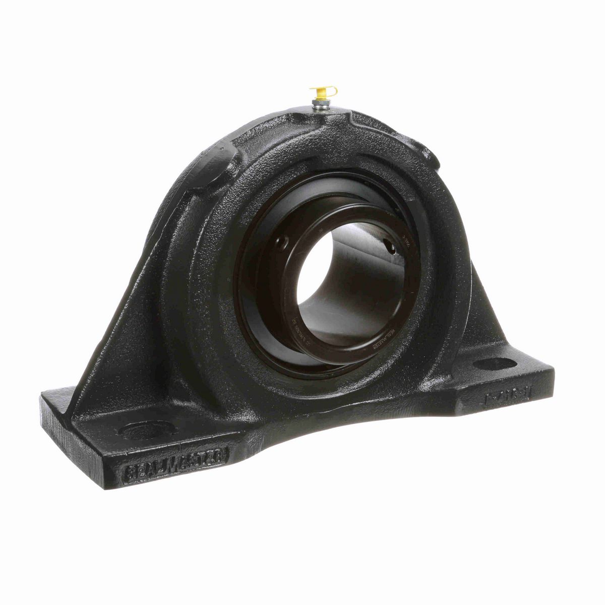 Sealmaster Mounted Cast Iron Four Bolt Pillow Block Ball Bearing - 52100 Bearing Steel, Black Oxided - Setscrew Lock - MFP-63C