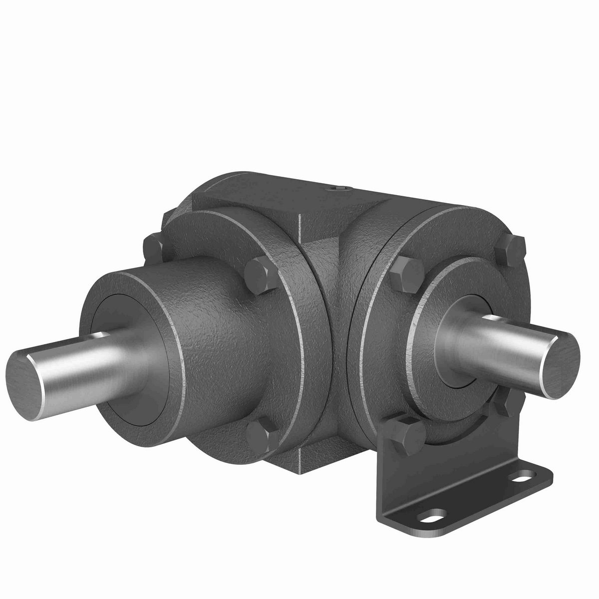 Hub City Bevel Gear Drives Cast Iron Bevel Reducer - 11 1/1 C,F SP