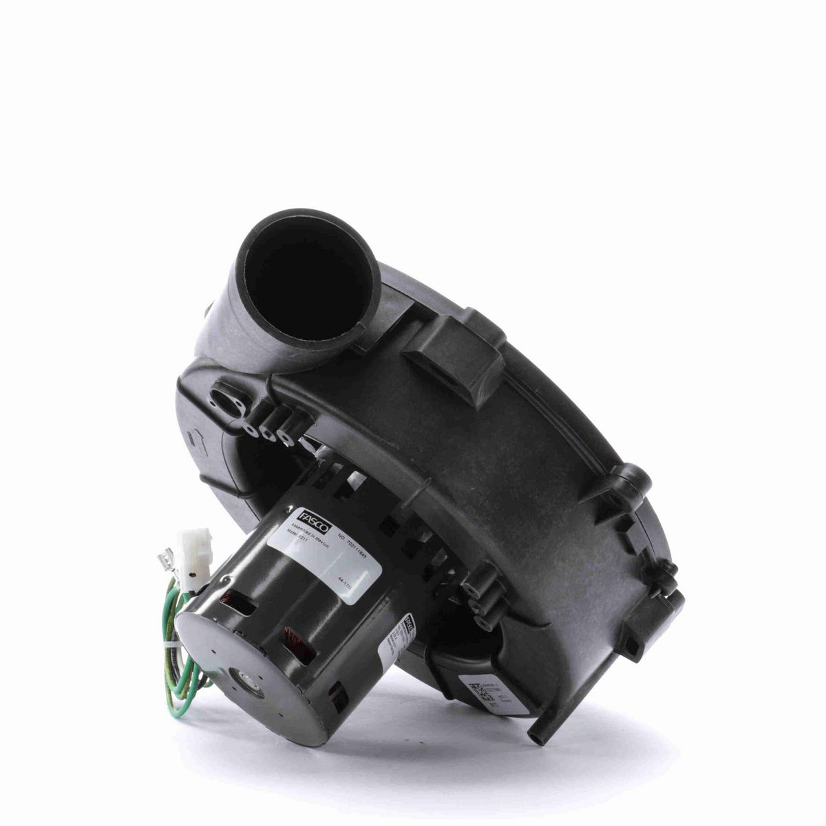 FASCO Round Outlet Shaded Pole OEM Replacement Draft Inducer Blower, 115 Volts, Flange: No - A211