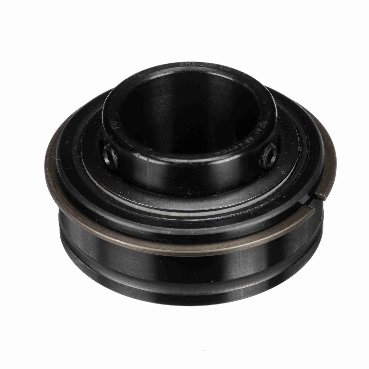 Sealmaster Mounted Insert Only Ball Bearing - 52100 Bearing Steel, Black Oxided - Setscrew Lock - Low Drag - ERX-20R LO