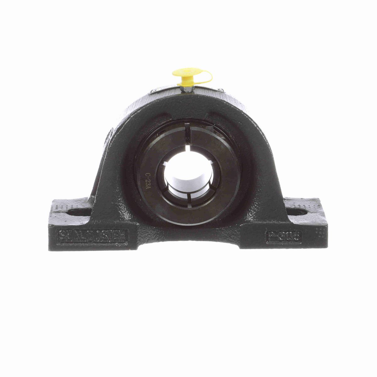 Sealmaster Mounted Cast Iron Two Bolt Pillow Block Ball Bearing - 52100 Bearing Steel, Black Oxided - Concentric Lock - Air Handling Housing Fit, Noise Tested - MP-19T CXU