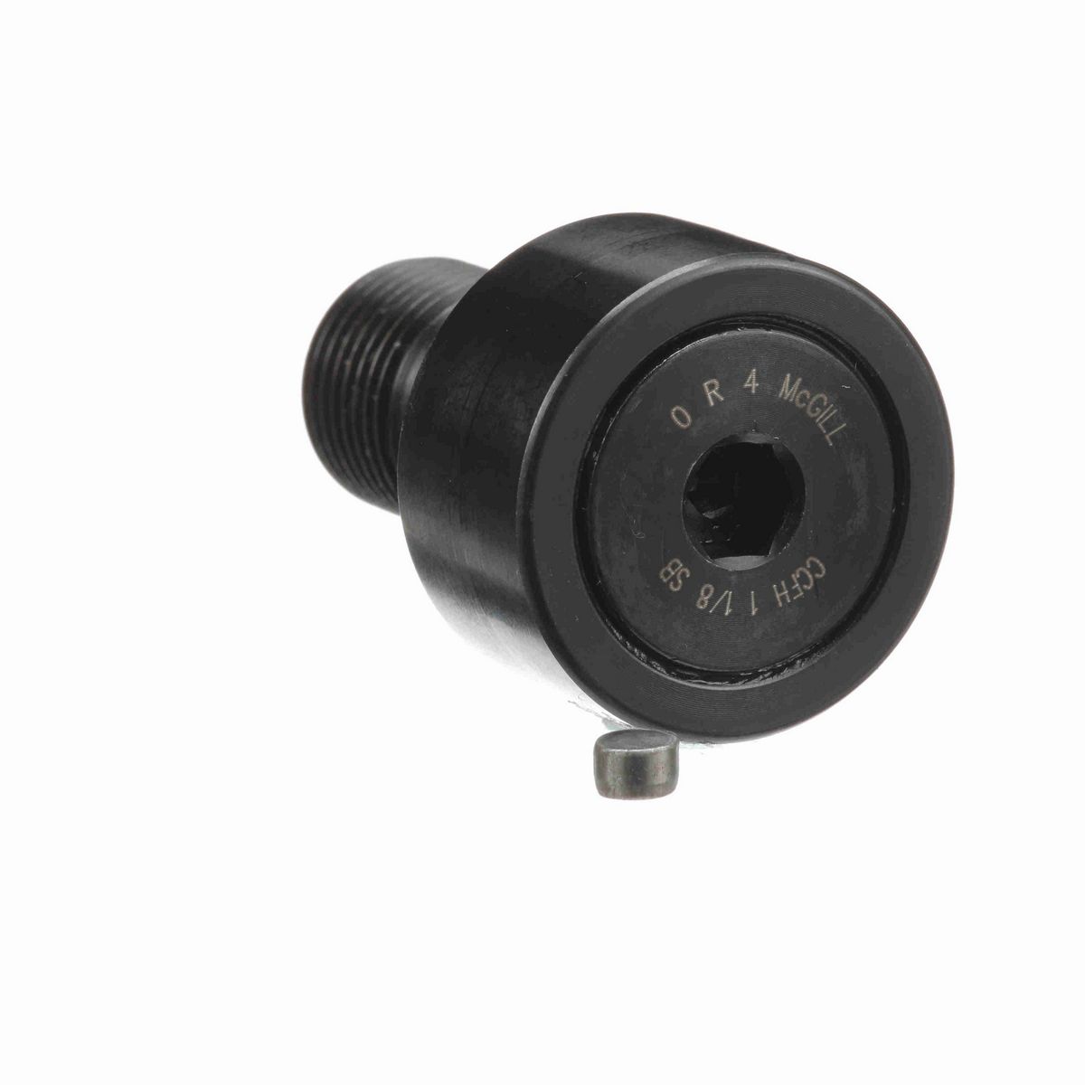 Опорный ролик с цапфой McGill Heavy Stud CAMROL CCFH 1 1/8 SB, бочкообразный, с уплотнением, с шестигранным отверстием, дюймовый