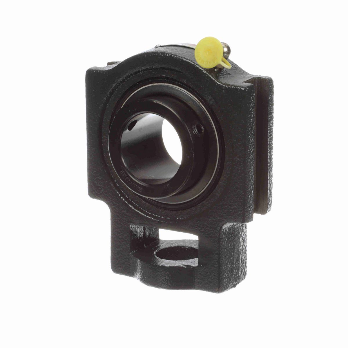 Sealmaster Mounted Cast Iron Wide Slot Take Up Ball Bearing - 52100 Bearing Steel, Black Oxided - Setscrew Lock - MST-28