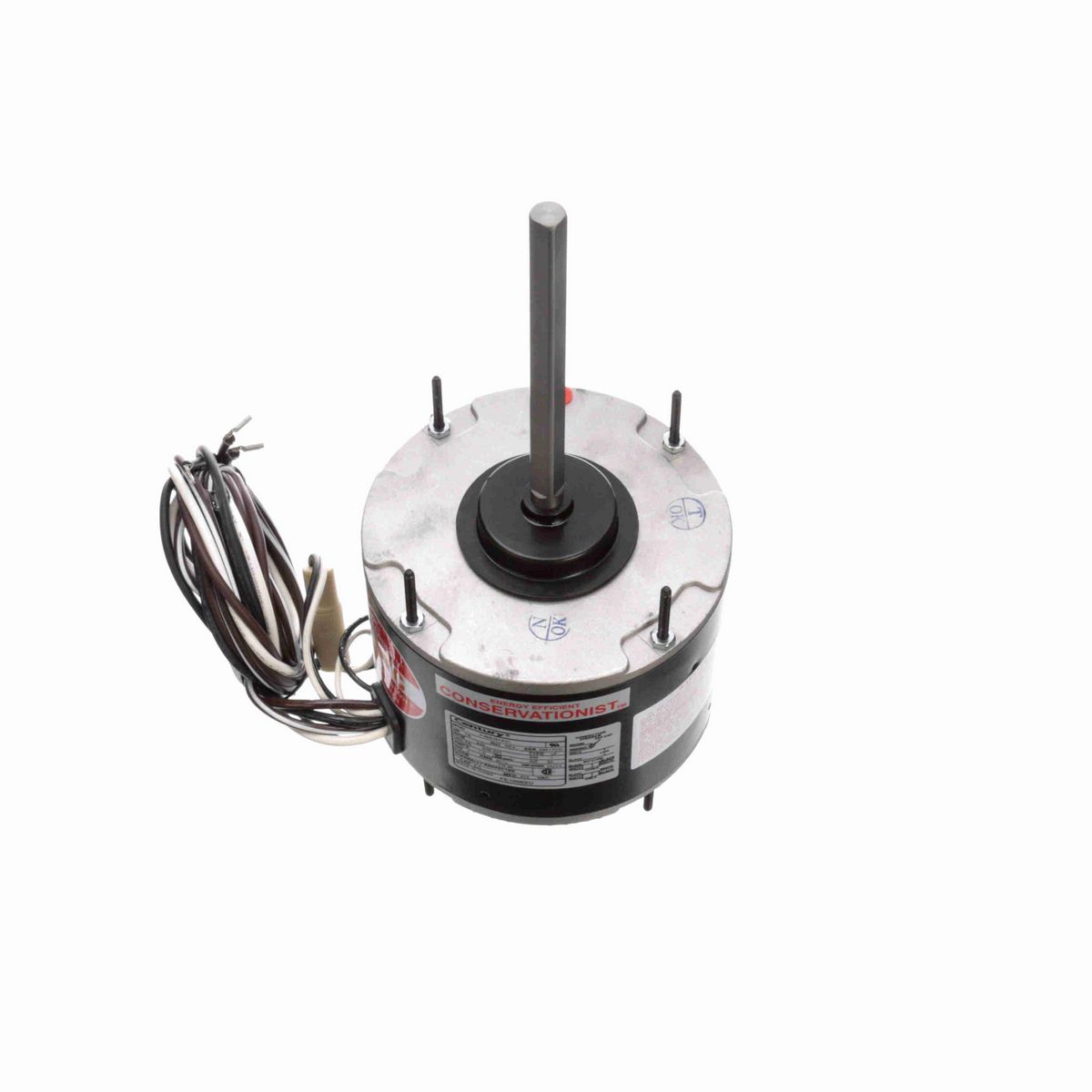 Century HEATMASTER® ULTRA Condenser Fan Motor, 1/8 HP, 1 Ph, 60 Hz, 208-230 V, 825 RPM, 1 Speed, 48 Frame, TEAO - FE1008SU