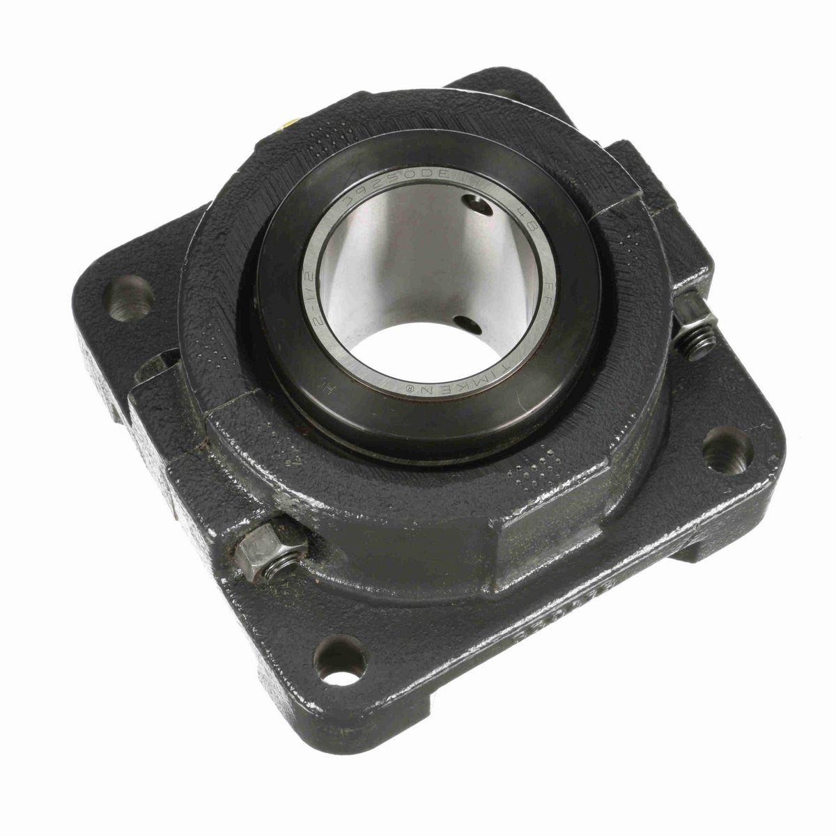 Sealmaster Mounted Cast Iron Four Bolt Flange Tapered Roller - 52100 Bearing Steel - Double Collar Mount Lock - RFB 208C