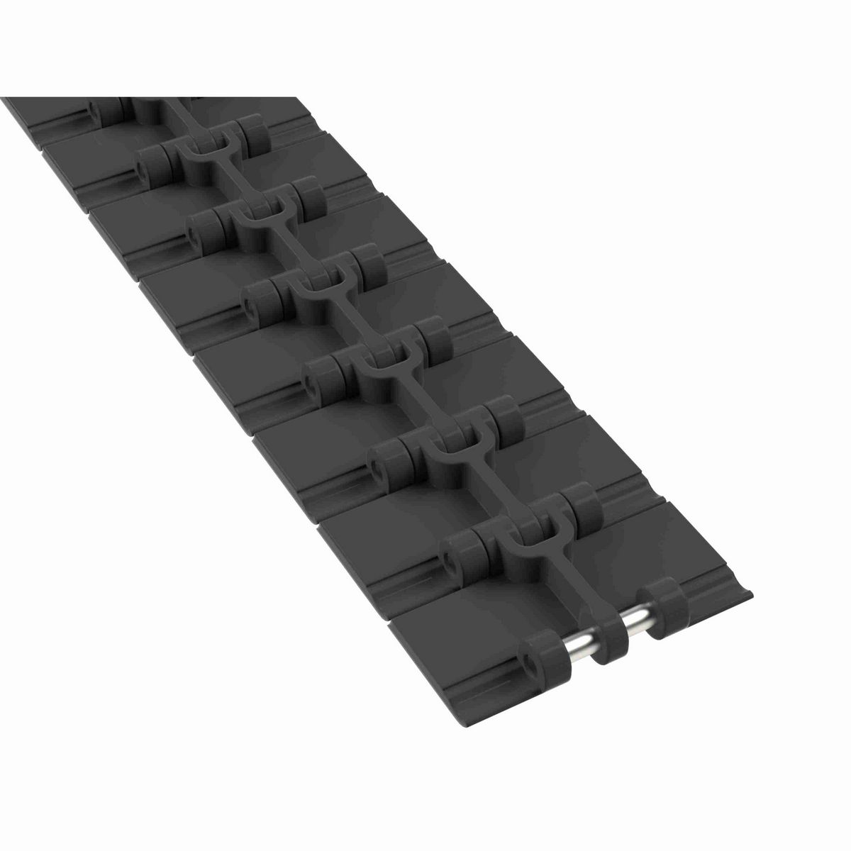 Rexnord 831 Straight Running Solid Top, Material: Black Wear Resistant, Width: 3.25in, Pitch: 1.5in - 81405314