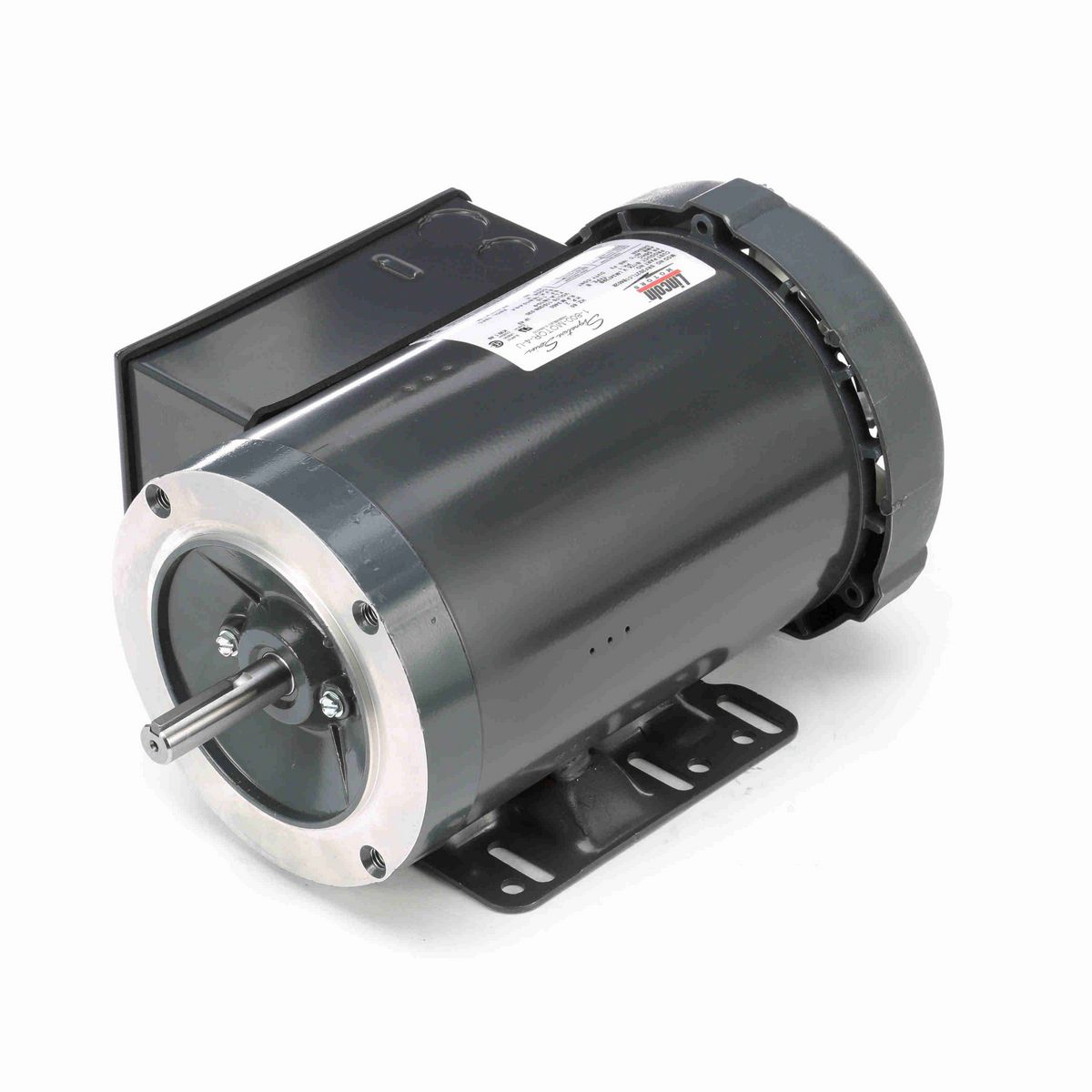 LEESON General Purpose Motor, 2 HP, 1 Ph, 60 Hz, 115/230 V, 3600 RPM, 56HC Frame, TEFC - LM24729