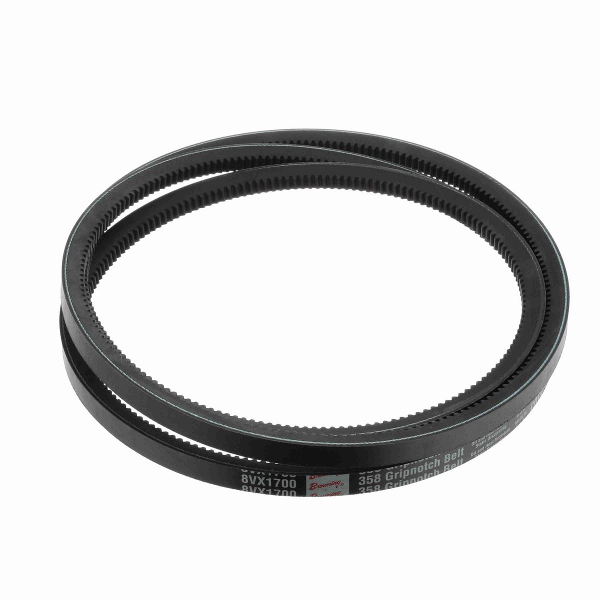 Browning EPDM Notched Belt 98% Efficient - 8VX1700