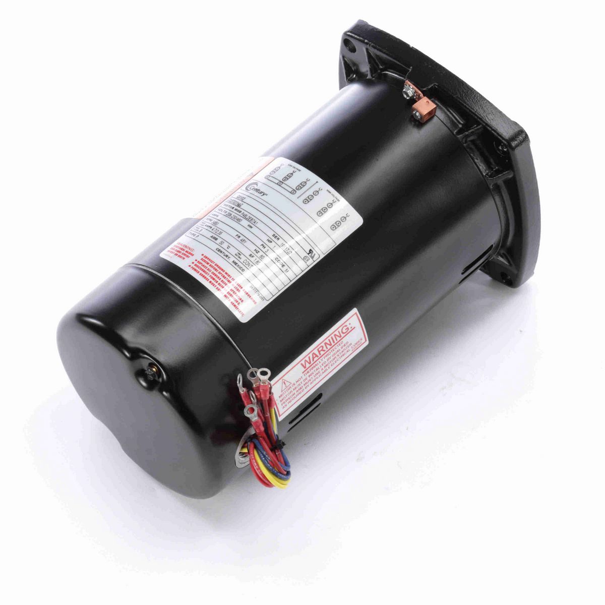 Century Pool Pump Motor, 1 HP, 3 Ph, 60 Hz, 208-230/460 V, 3600 RPM, 48Y Frame, ODP - Q3102