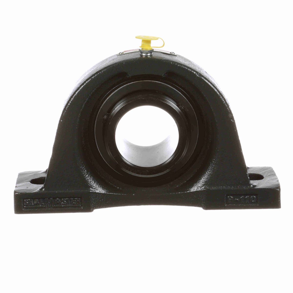 Sealmaster Mounted Cast Iron Two Bolt Pillow Block Ball Bearing - 52100 Bearing Steel, Black Oxided - Double Setscrew Lock - NPD-32
