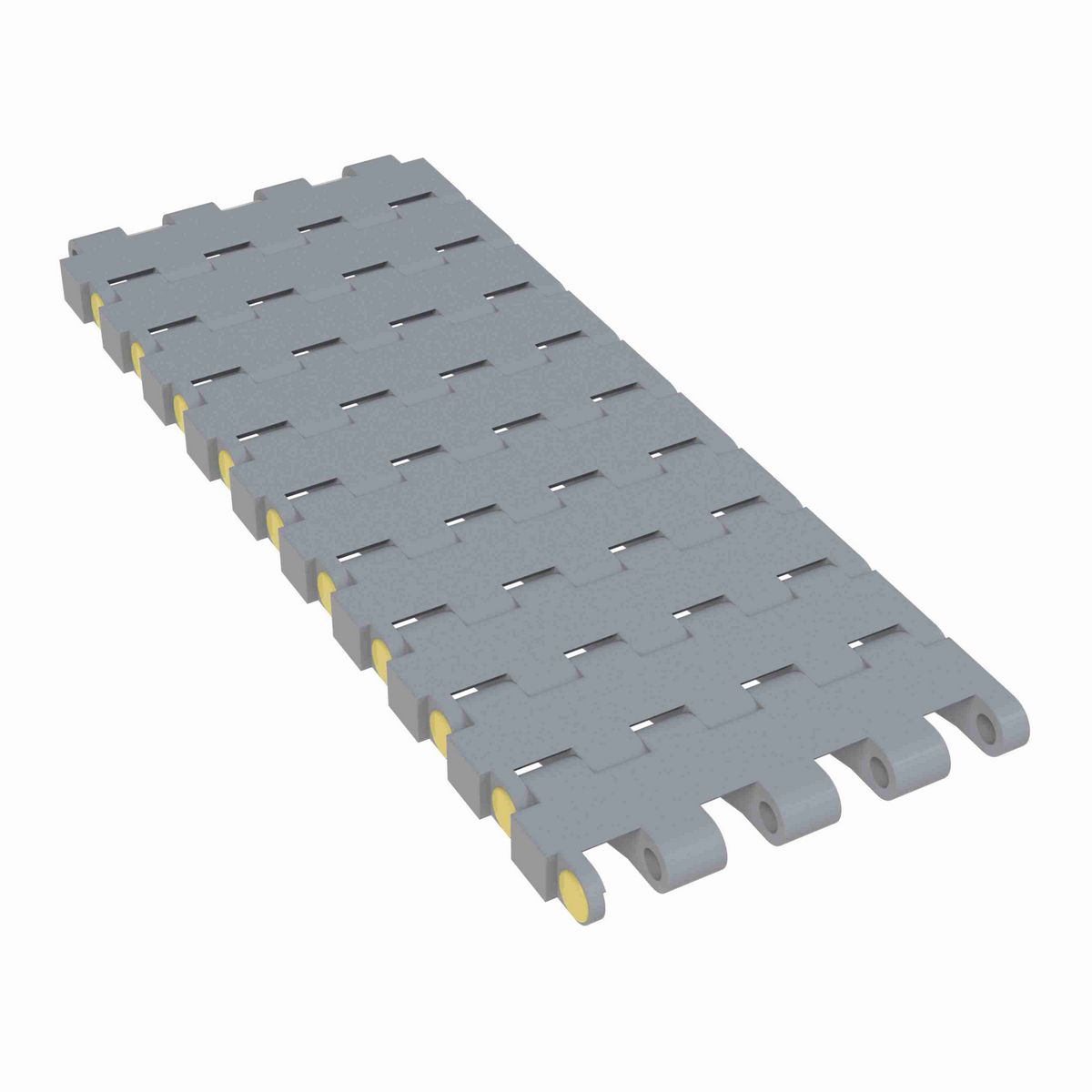 Rexnord 5935 Straight Running Solid Top, Material: Silver Platinum Series™ X, Width: 3in, Pitch: 0.75in - 10613608