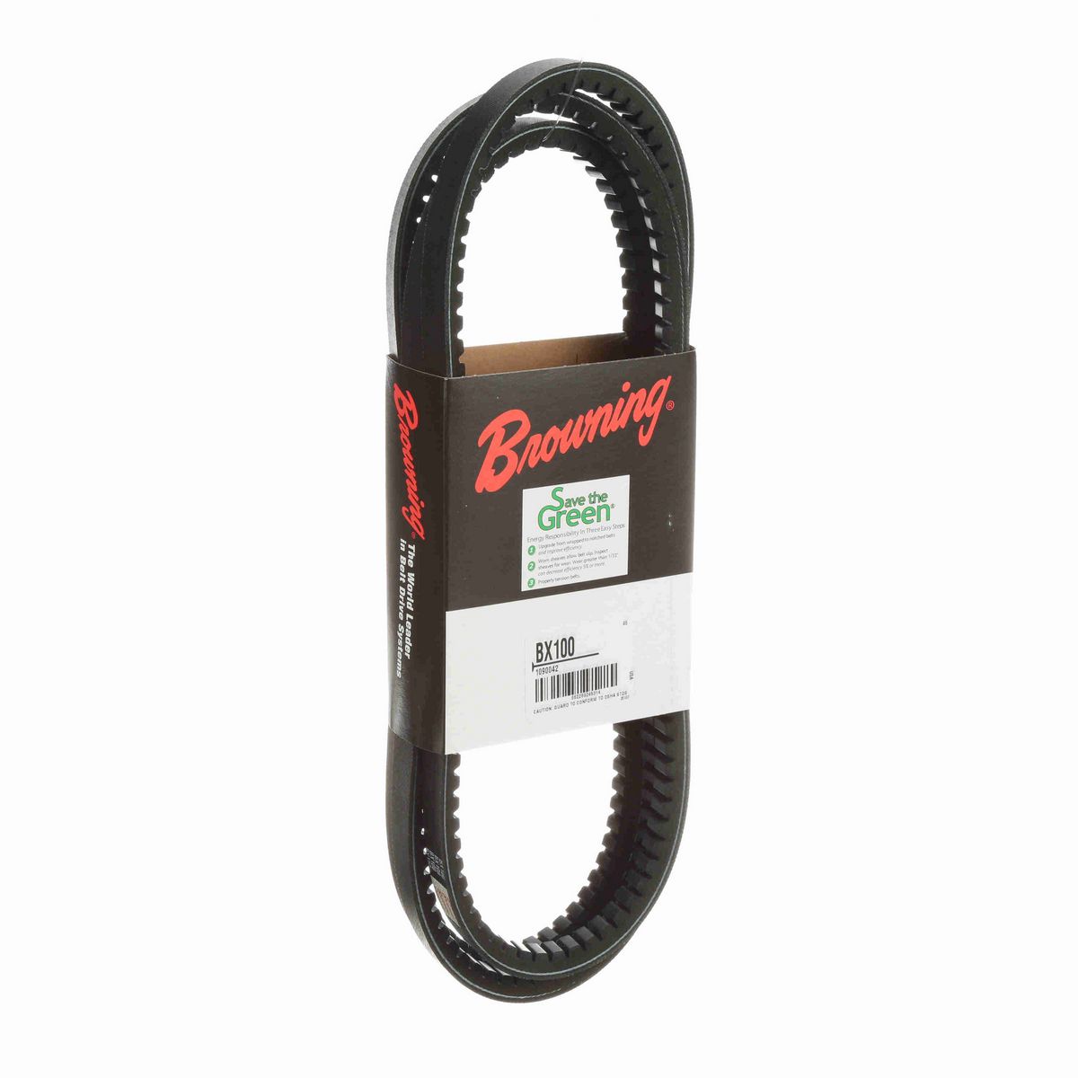 Browning EPDM Notched Belt 98% Efficient - BX100