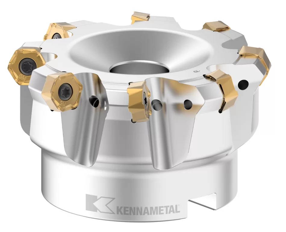 Face milling cutter for multiple materials Kennametal Dodeka Mini 60° - Shell Mill - Heavy Machining - Metric [4147722]
