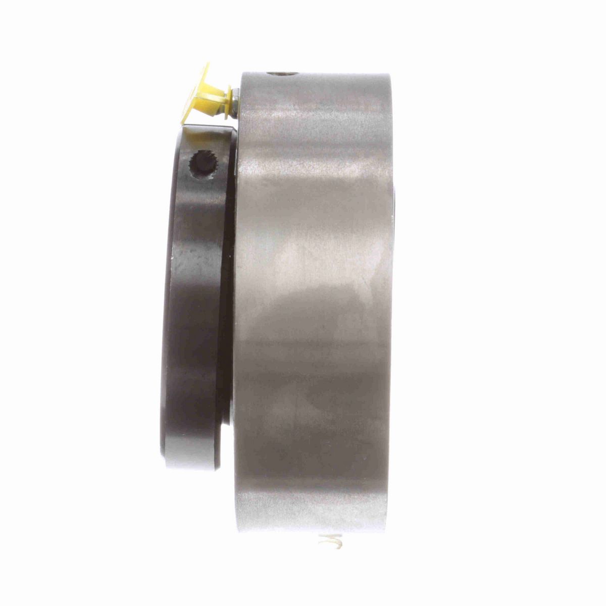 Sealmaster Mounted Cast Iron Cylindrical Cartridge Ball Bearing - 52100 Bearing Steel, Black Oxided - Concentric Lock - SC-35T