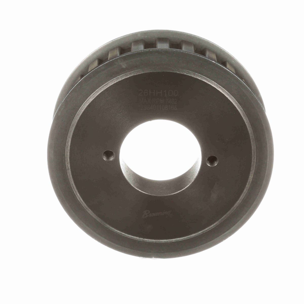 Browning Steel Bushed Bore Gearbelt Pulley - 26HH100