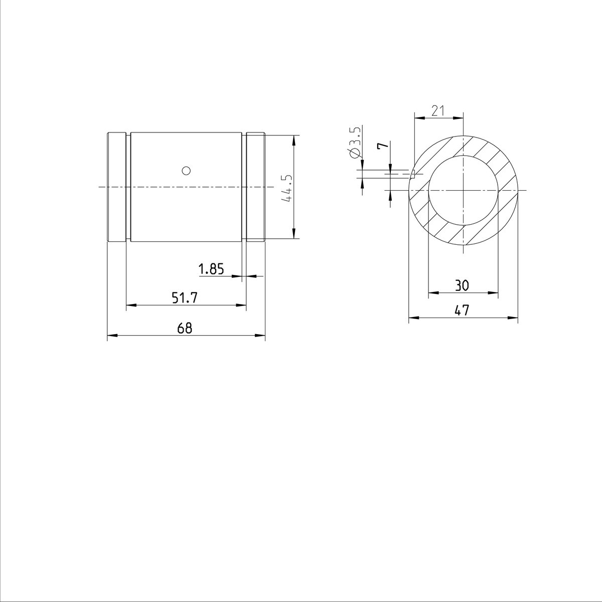 Суперлинейная втулка Bosch Rexroth KBSH-30 [R073003000]