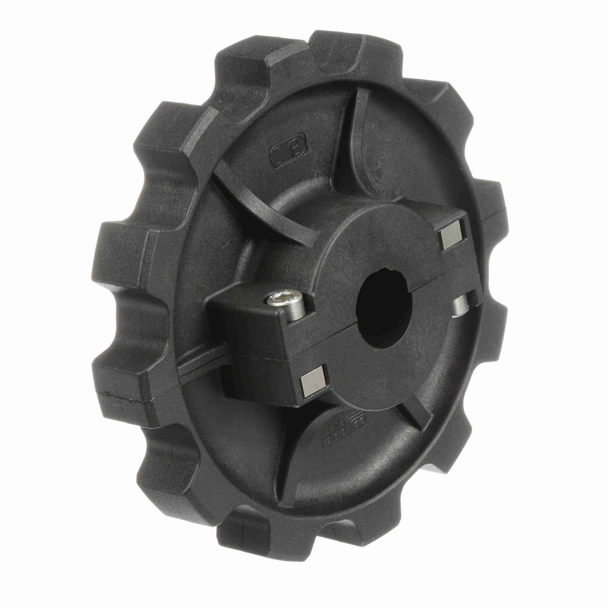 System Plast 882 Series Split Molded Sprocket with 12 Teeth and a 40mm Round Idler Bore - 882-12R40M-RS