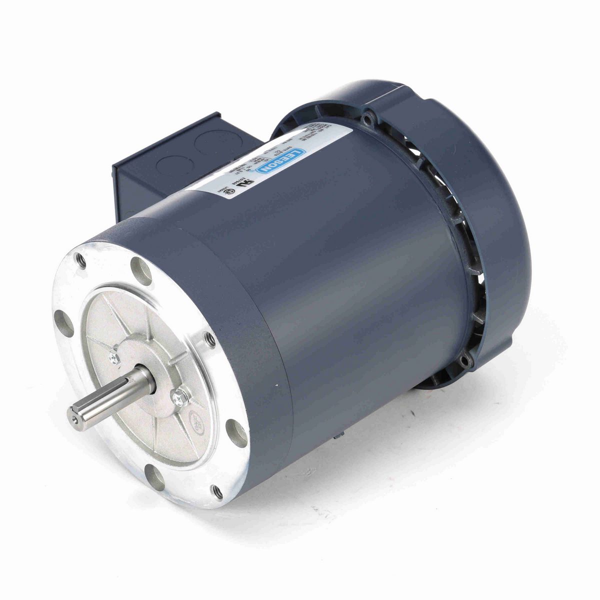 LEESON General Purpose Motor, 0.50 HP, 3 Ph, 60 Hz, 230/460 V, 1200 RPM, 56C Frame, TEFC - 110163.00
