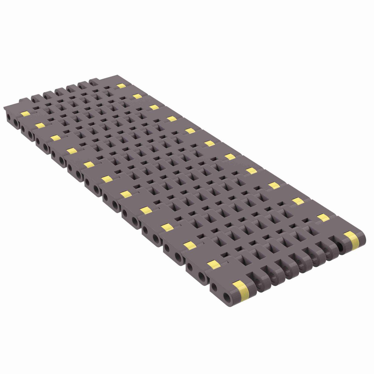 Rexnord 8506 Straight Running Flush Grid, Material: Brown High Performance, Width: 3.25in, Pitch: 0.75in - 81418541