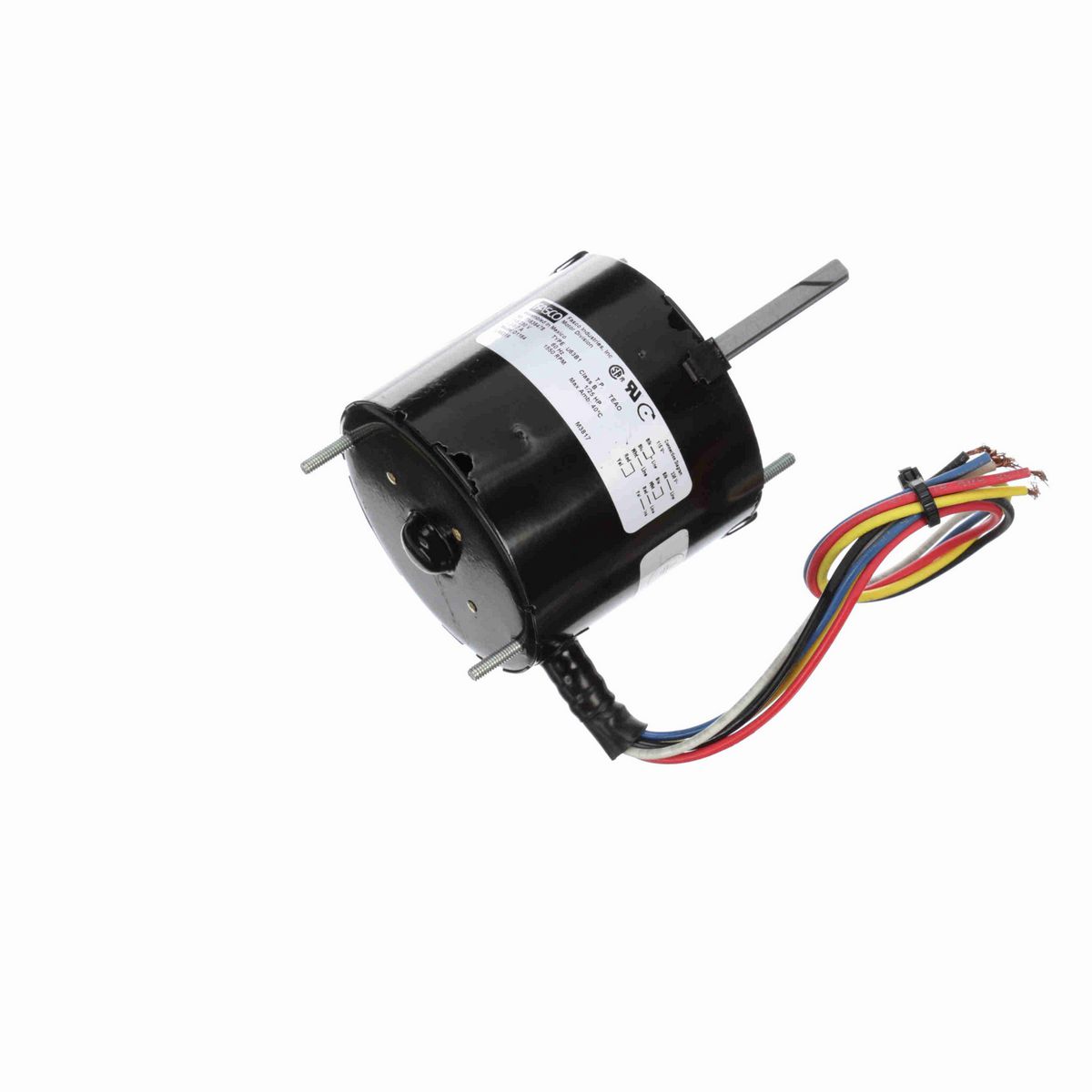 FASCO OEM Replacement Motor, 1/25 HP, 1 Ph, 60 Hz, 115/230 V, 1550 RPM, 1 Speed, 3.3" Diameter, TEFC - D1164