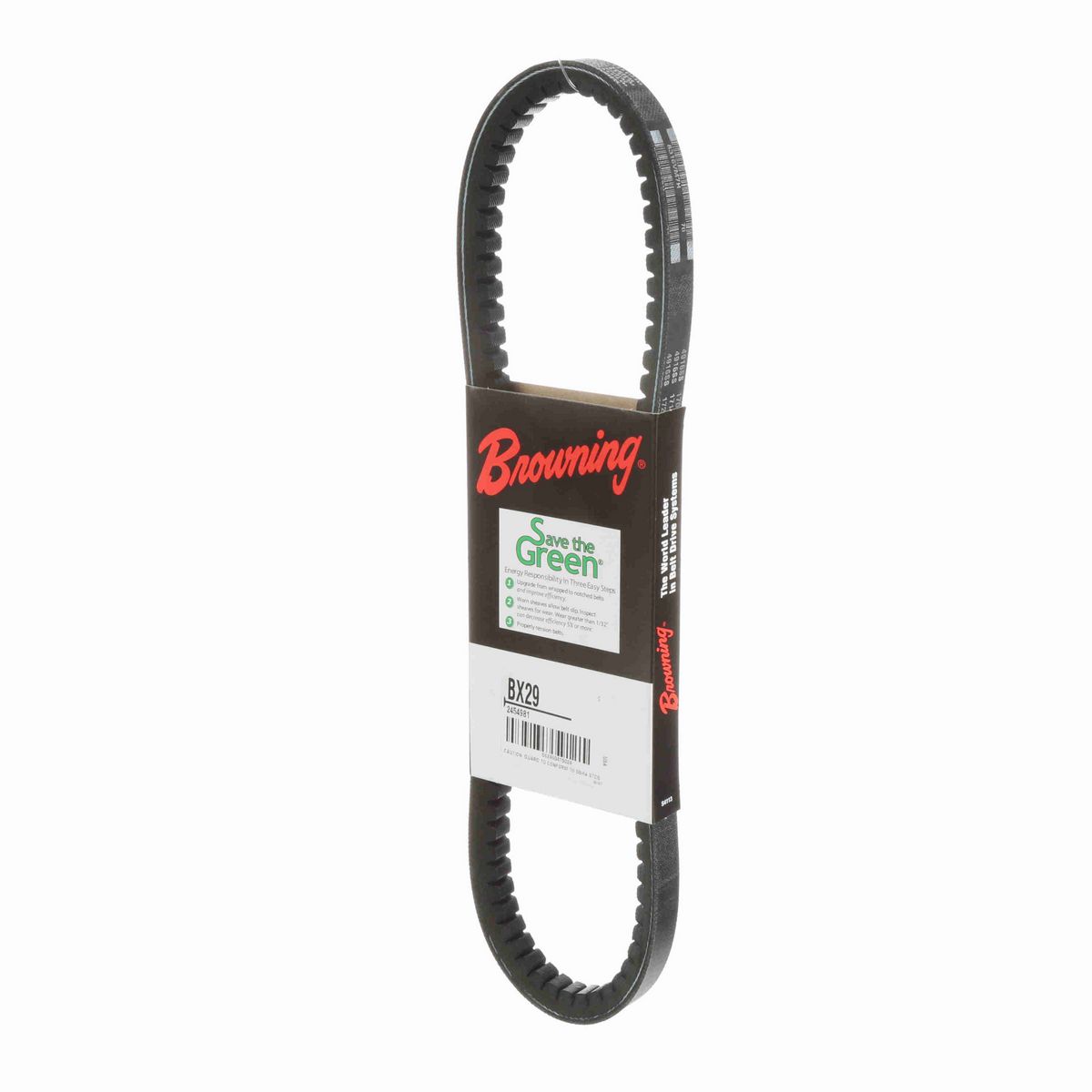 Browning EPDM Notched Belt 98% Efficient - BX29