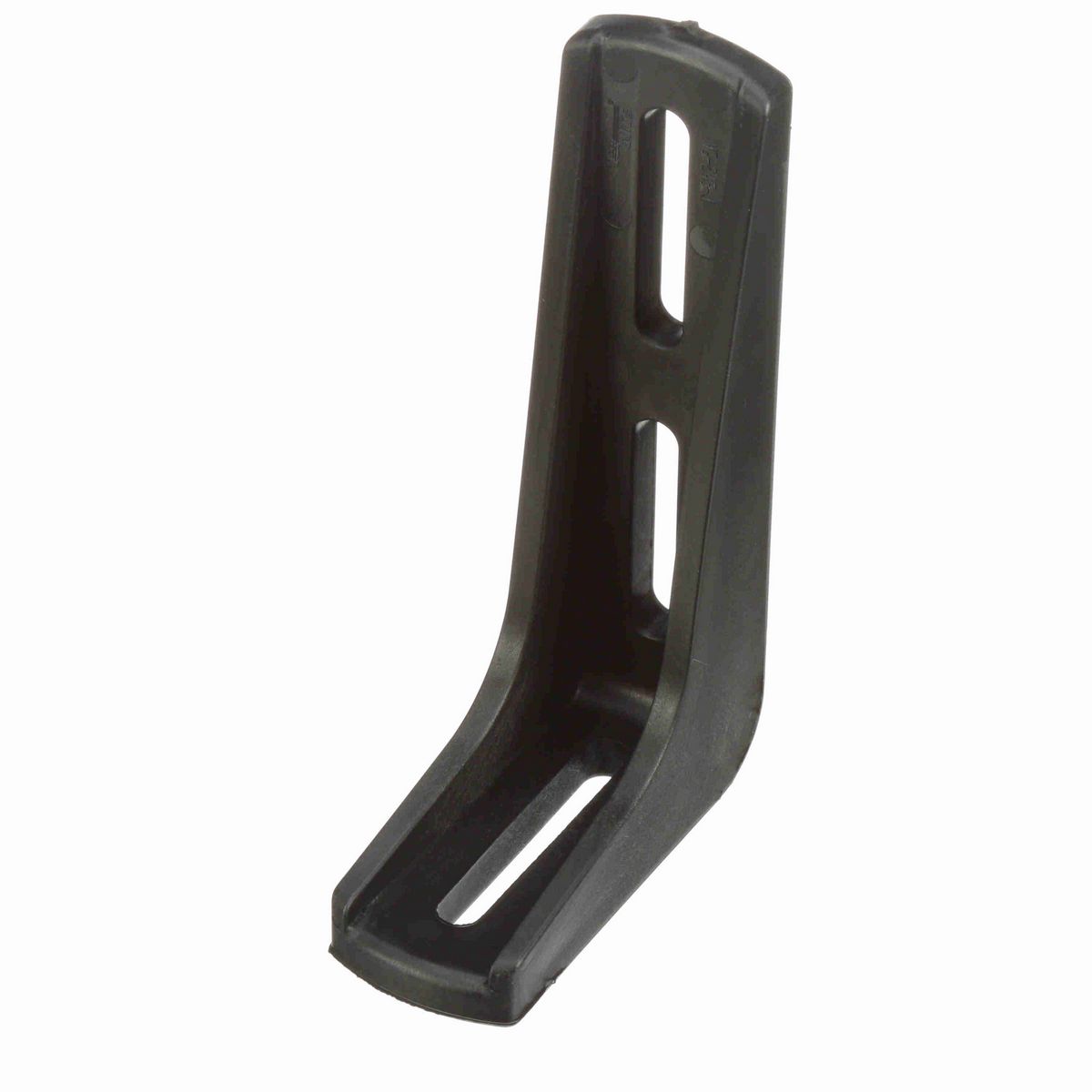 System Plast Molded Plastic "L" Bracket- Black- Medium - VG-245-J-BK
