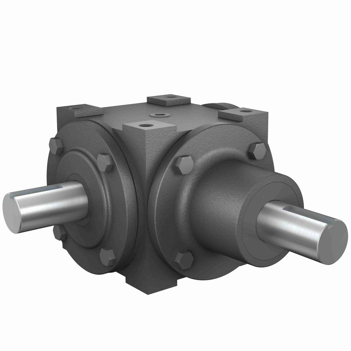 Hub City Bevel Gear Drives Cast Iron Bevel Reducer - 600 1.5/1 C,F ST