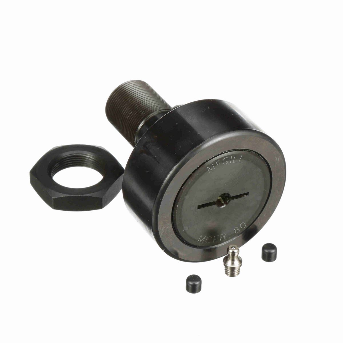 Опорный ролик с цапфой McGill CAMROL MCFR 80, бочкообразный, со шлицем под отвёртку, метрический