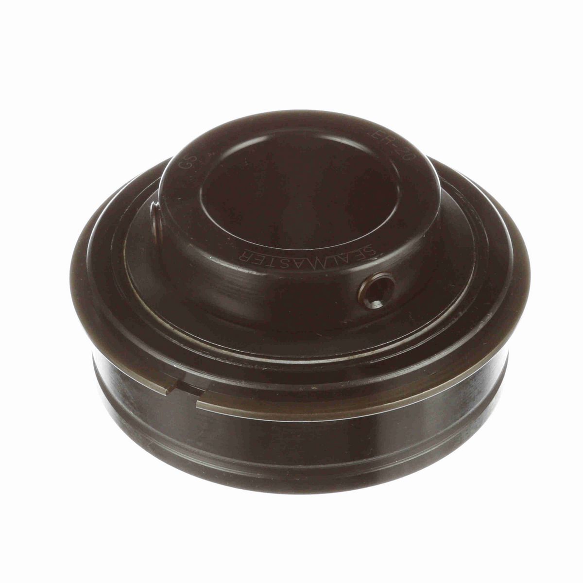 Sealmaster Mounted Insert Only Ball Bearing - 52100 Bearing Steel, Black Oxided - Setscrew Lock - ER-20