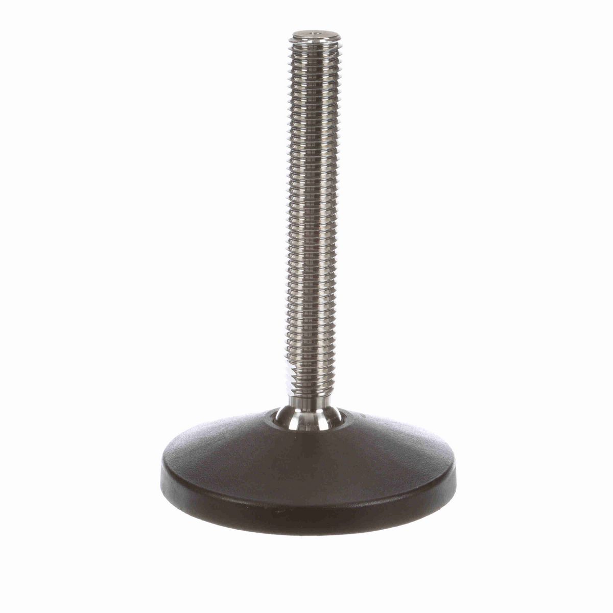 System Plast Articulating Plastic Leveler; Series: VG-511, Base Diameter: 4, Spindle Length: 4.6-in, Thread: 3/4-10 - VG-511-01-S34-L5