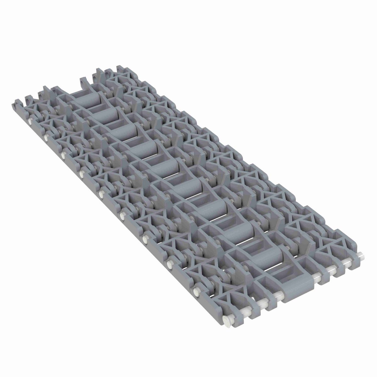 Rexnord 1001FG Straight Running Flush Grid, Material: Silver Platinum Series™ X, Width: 84mm, Pitch: 1in - 876.38.70