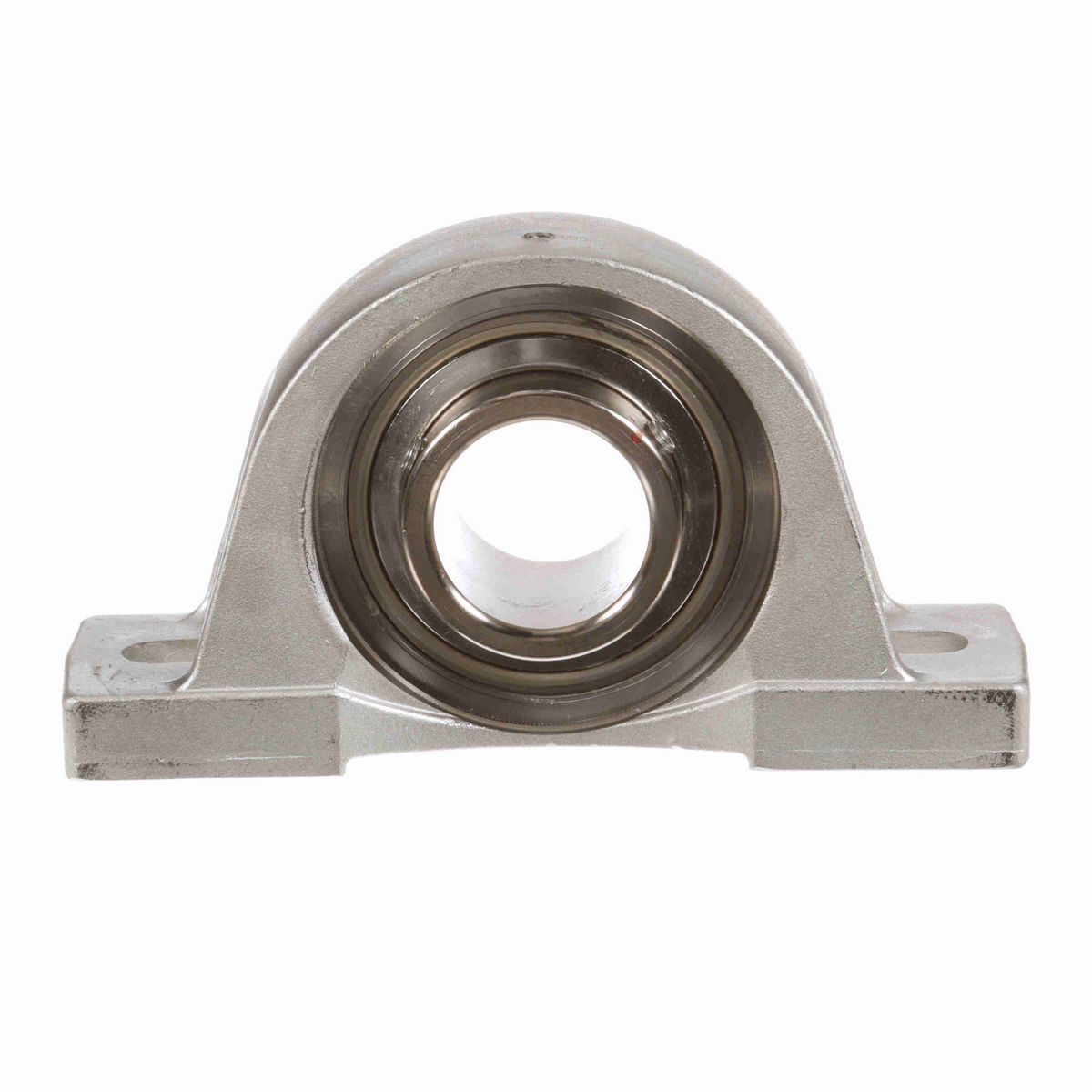 Sealmaster Mounted Stainless Steel Two Bolt Pillow Block Ball Bearing - 52100 Bearing Steel, Phosphorus Nickel Coated - Setscrew Lock - Corrosion Resistant - Reduced Maintenance - Lubed for Life - CRPS-PN208 RMW