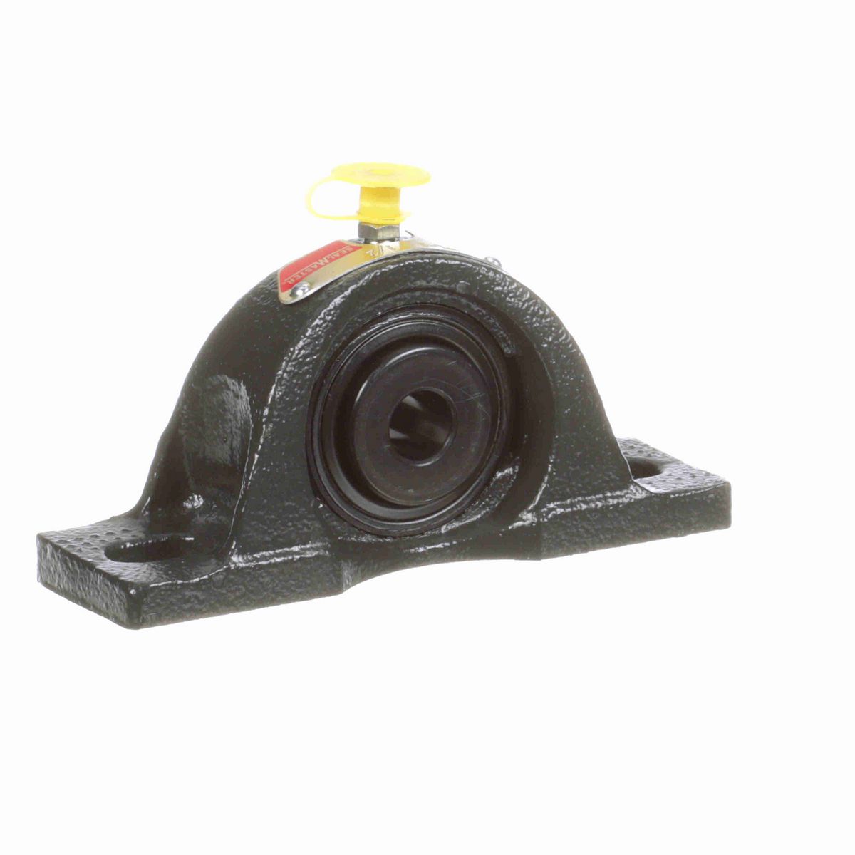 Sealmaster Mounted Cast Iron Two Bolt Low Base Pillow Block Ball Bearing - 52100 Bearing Steel, Black Oxided - Setscrew Lock - NPL-8