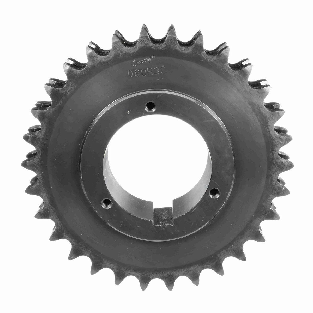 Browning Steel Bushed Bore Roller Chain Sprocket - D80R30