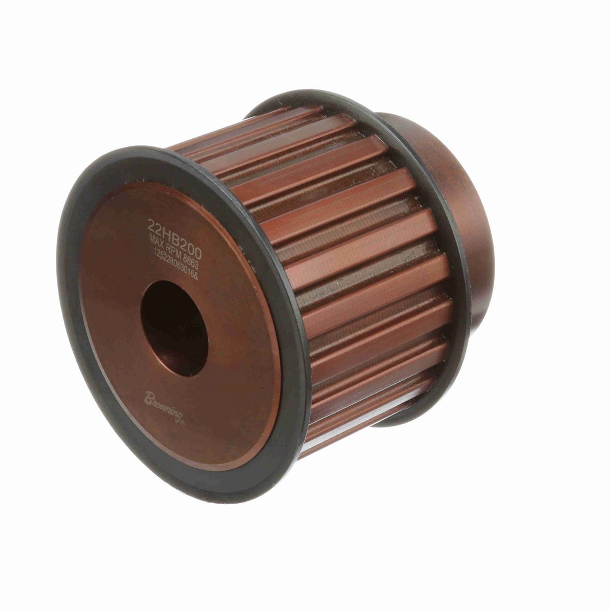 Browning Steel Rough Bore Gearbelt Pulley - 22HB200