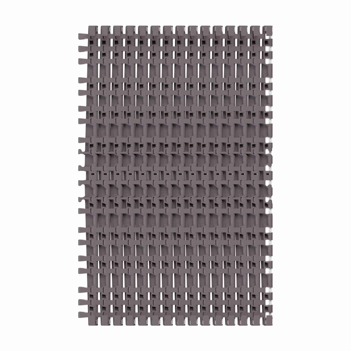 Rexnord 7956TAB Side-flexing Flush Grid, Material: Brown High Performance, Width: 30in, Pitch: 1.25in - 10464516