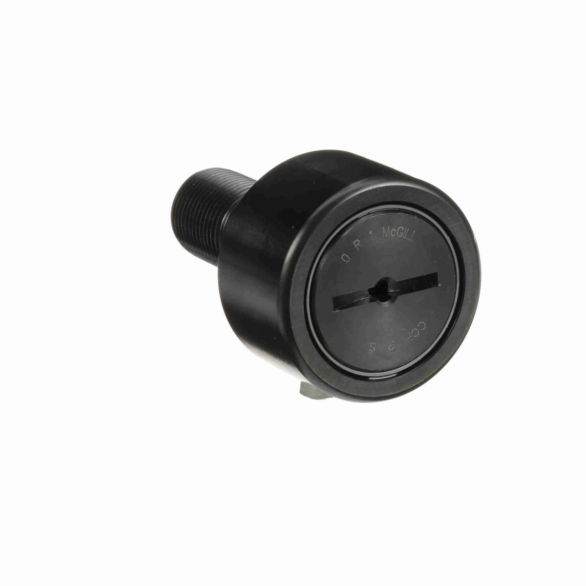 Опорный ролик с цапфой McGill CAMROL CCF 2 S, бочкообразный, с уплотнением, со шлицем под отвёртку, дюймовый