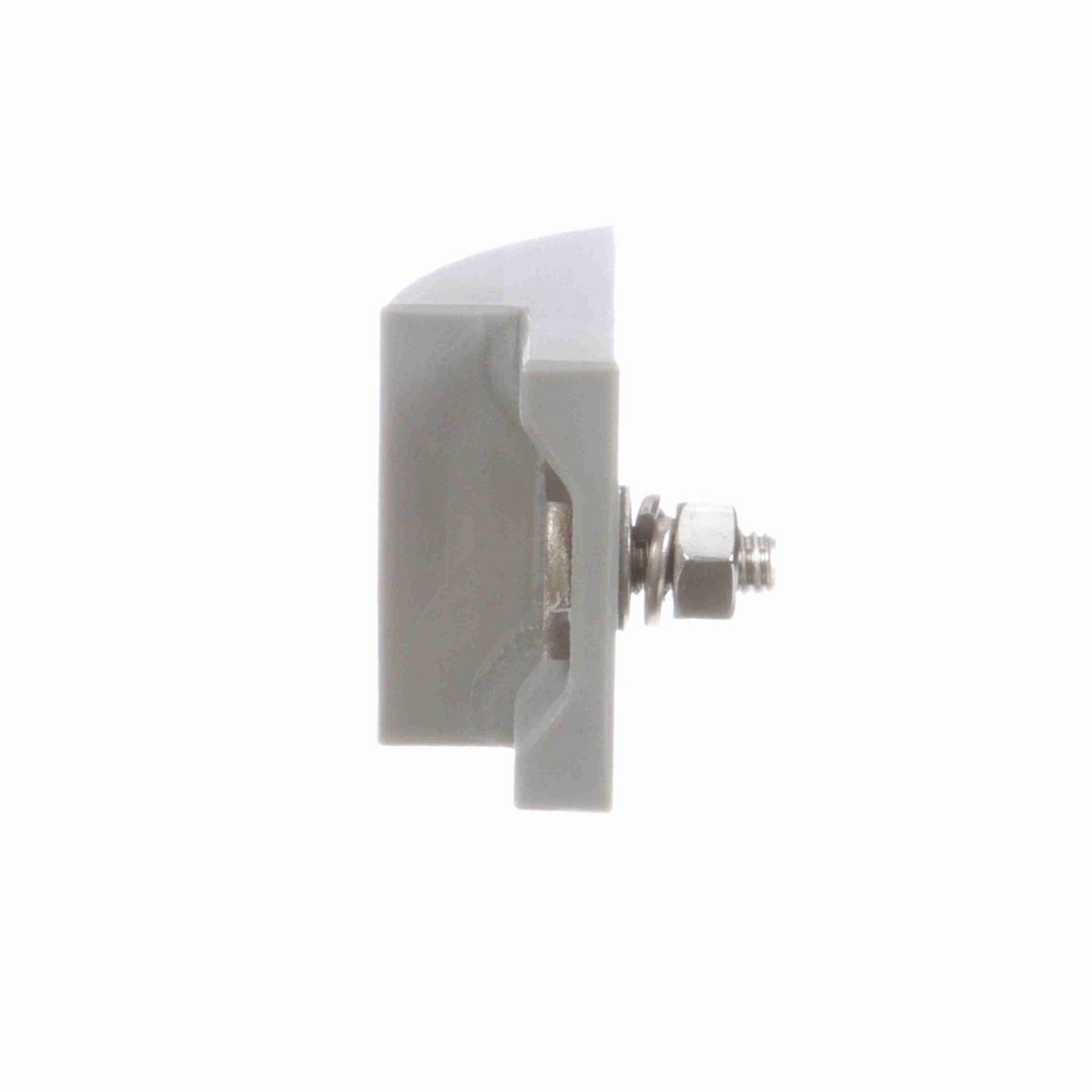 System Plast Nose/Side Plow: 1.9"W X 1"H X 2.75"L White UHMW-PE - VG-687SP-1.4