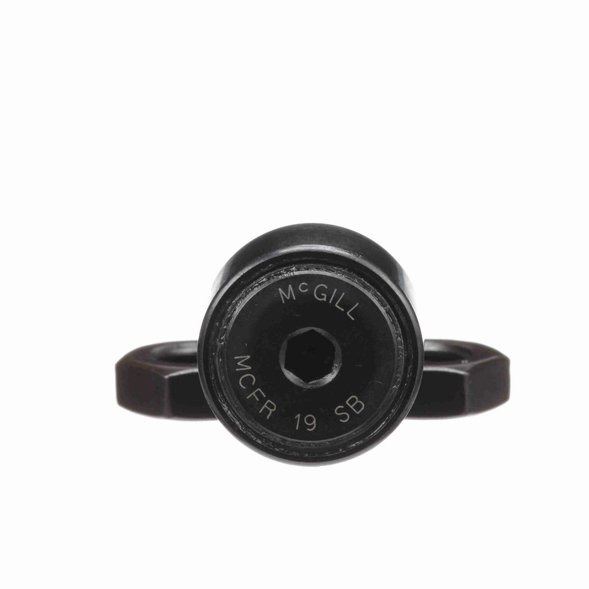 Опорный ролик с цапфой McGill CAMROL MCFR 19 SB, бочкообразный, с уплотнением, с шестигранным отверстием, метрический