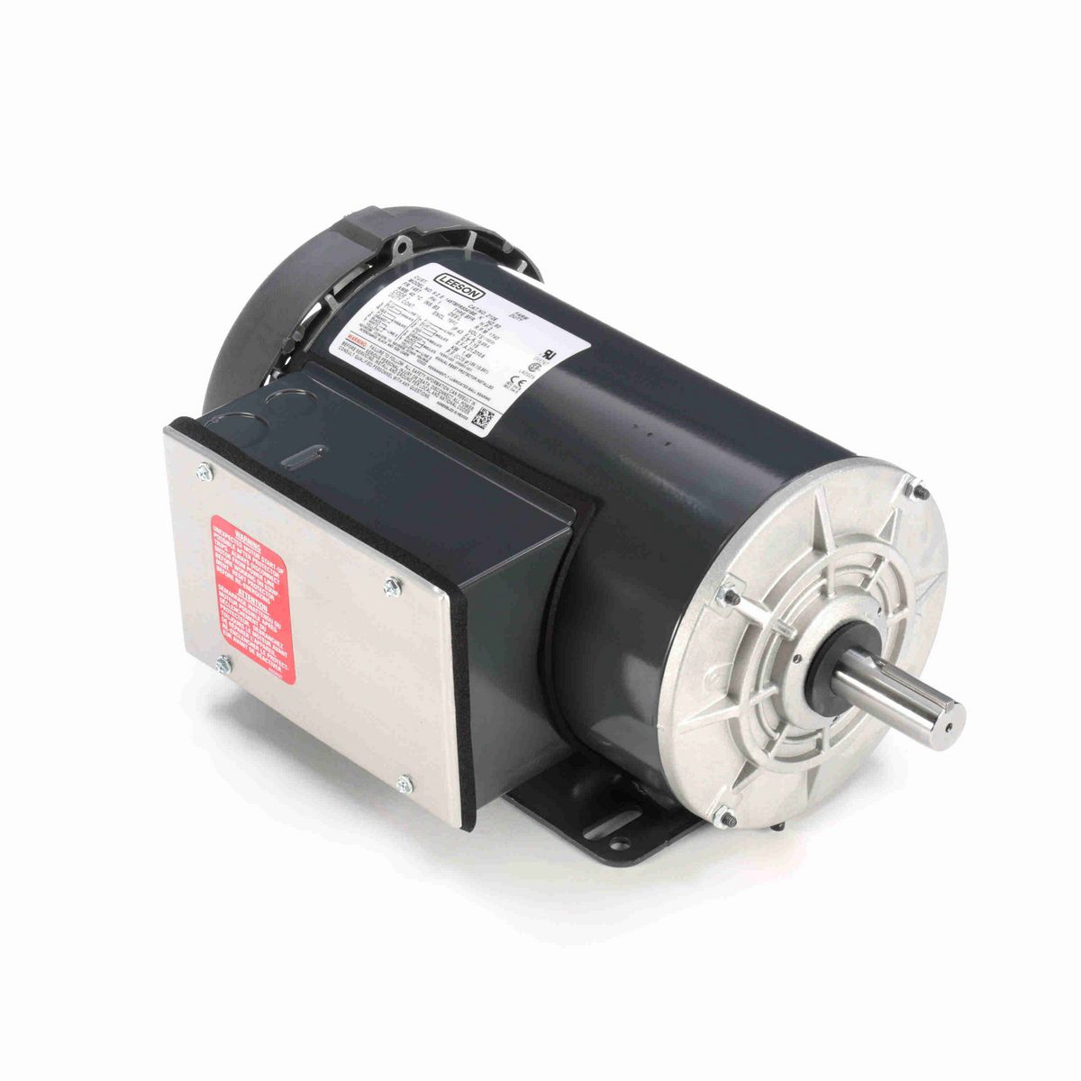 LEESON General Purpose Farm Duty Motor, 2 HP, 1 Ph, 60 Hz, 115/230 V, 1800 RPM, 145T Frame, TEFC - Z128