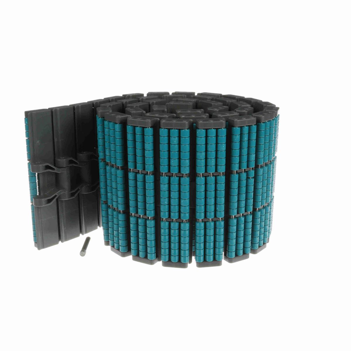 System Plast 8257LBP Straight Running Low Backline Pressure, Material: Gray Low Friction, Width: 7.5in, Pitch: 1.5in - LFG8257LBP-K750