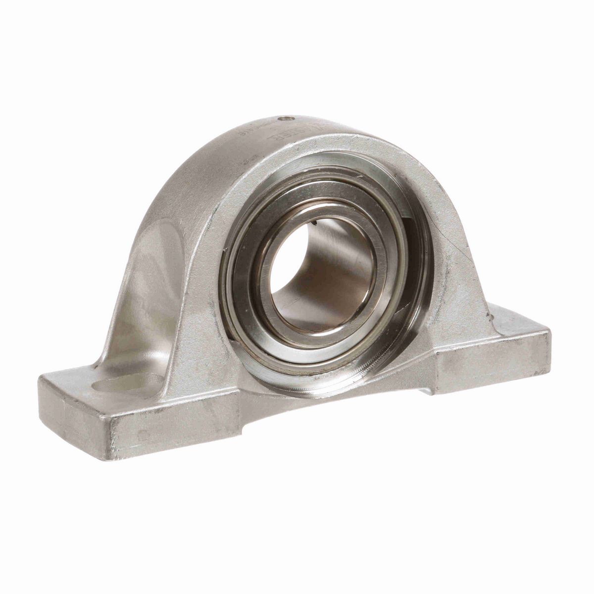 Sealmaster Mounted Stainless Steel Two Bolt Pillow Block Ball Bearing - 52100 Bearing Steel, Phosphorus Nickel Coated - Setscrew Lock - Corrosion Resistant - Reduced Maintenance - Lubed for Life - CRPS-PN208 RMW
