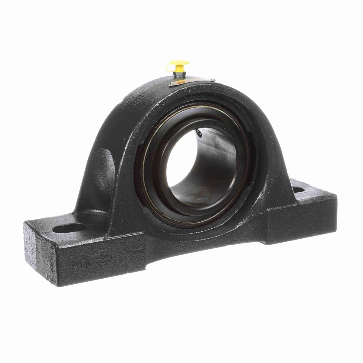 Sealmaster Mounted Cast Iron Two Bolt Low Base Pillow Block Ball Bearing - 52100 Bearing Steel, Black Oxided - Setscrew Lock - NPL-47