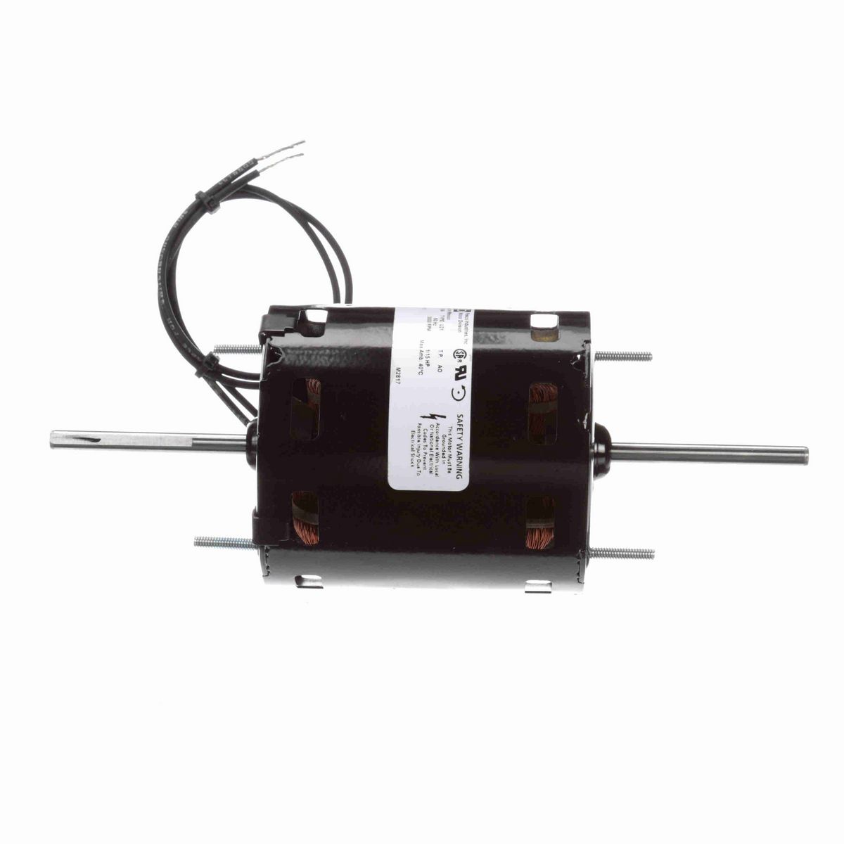 FASCO Fan and Blower Motor, 1/15 HP, 1 Ph, 60 Hz, 230 V, 3000 RPM, 1 Speed, 3.3" Diameter, OAO - D211