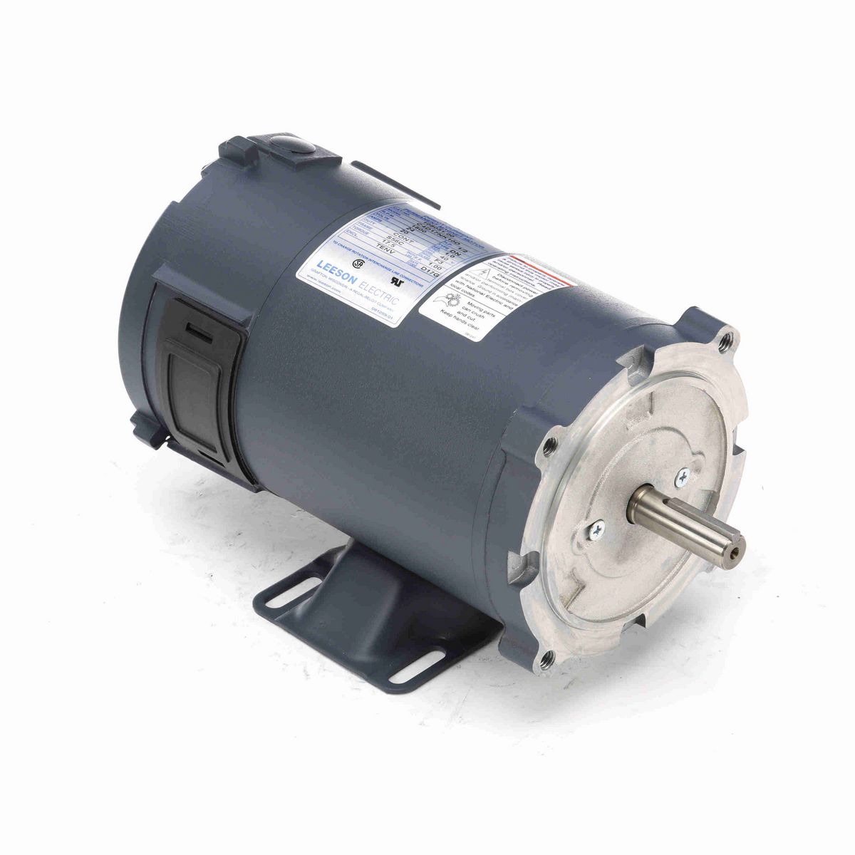 LEESON Low Voltage Motor, 0.50 HP, 24 V, 1800 RPM, S56C Frame, TENV - 108051.00