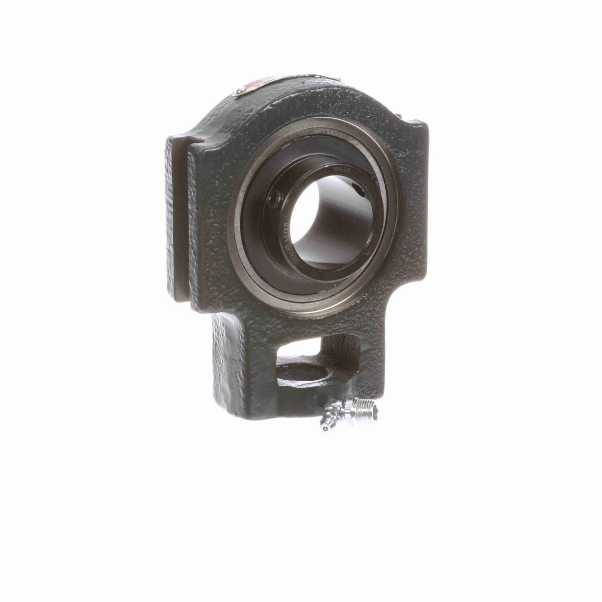 Sealmaster Mounted Cast Iron Wide Slot Take Up Housing & Frame Assembly Ball Bearing - 52100 Bearing Steel, Black Oxided - Setscrew Lock - STMH-23