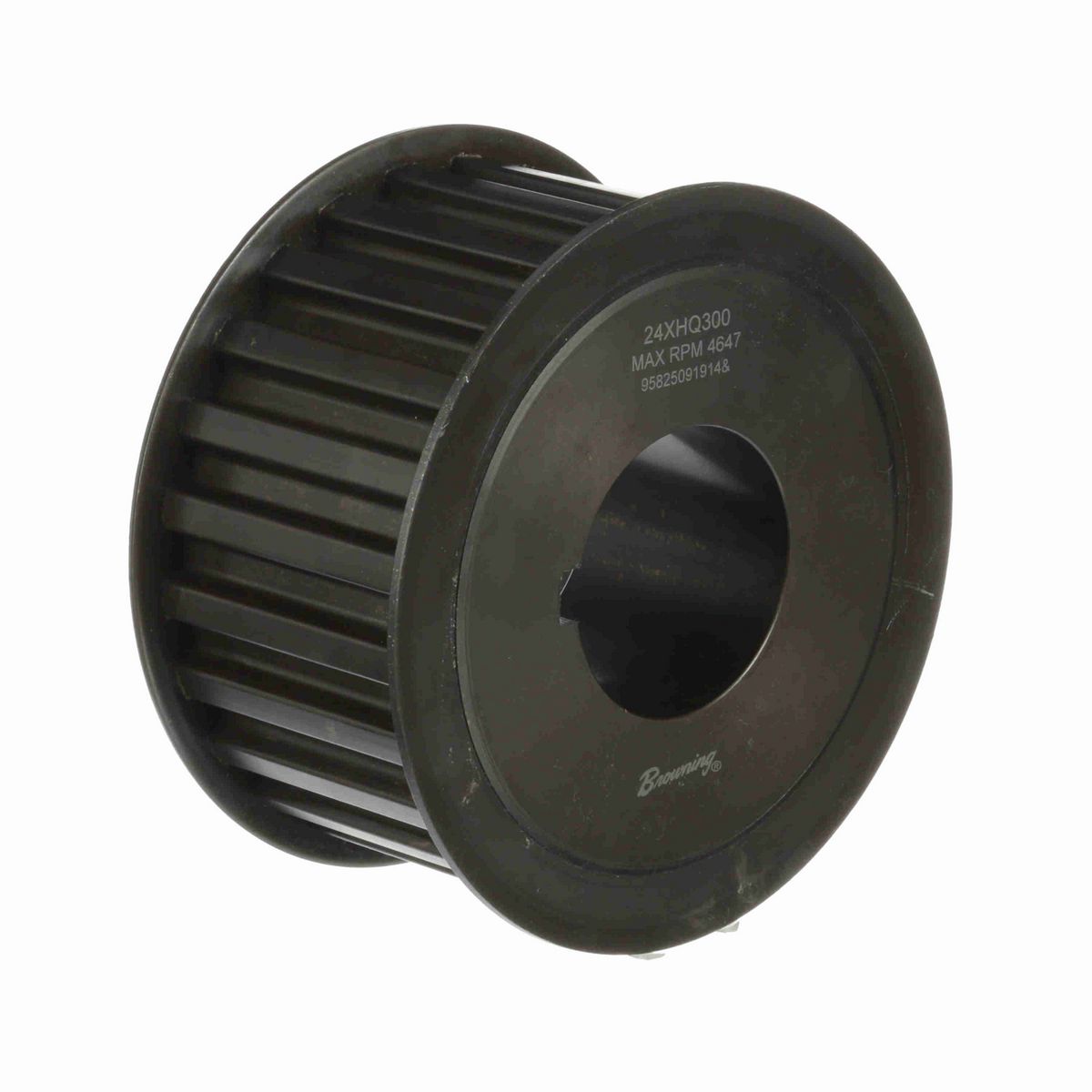 Browning Steel Bushed Bore Gearbelt Pulley - 24XHQ300