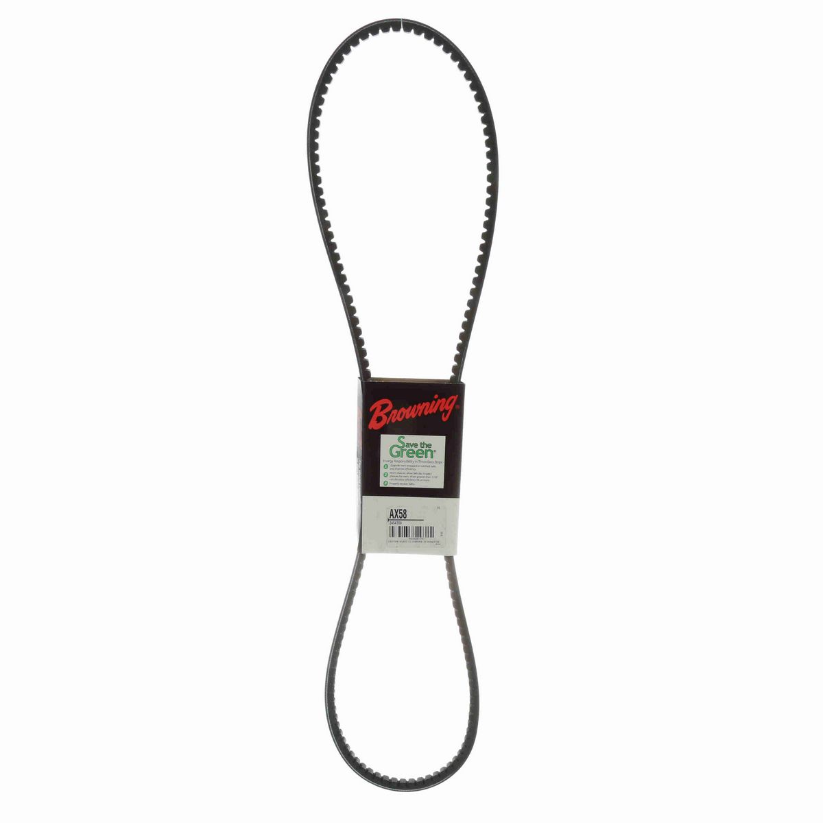 Browning EPDM Notched Belt 98% Efficient - AX58
